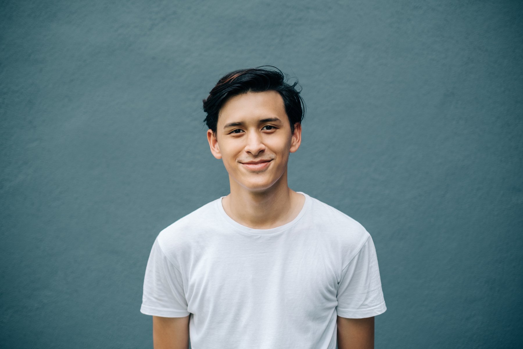 Portrait of Young Handsome Asian Man