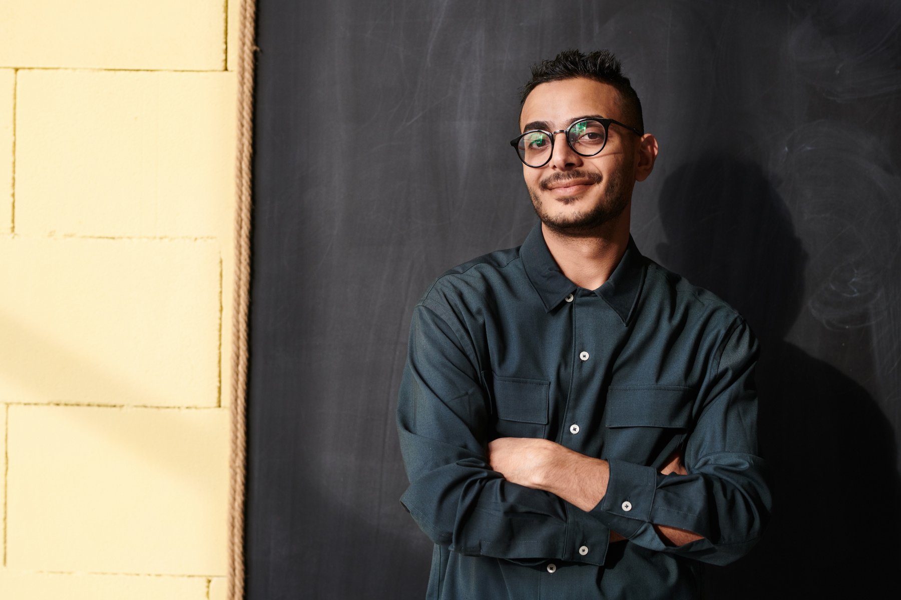 Young handsome businessman portrait